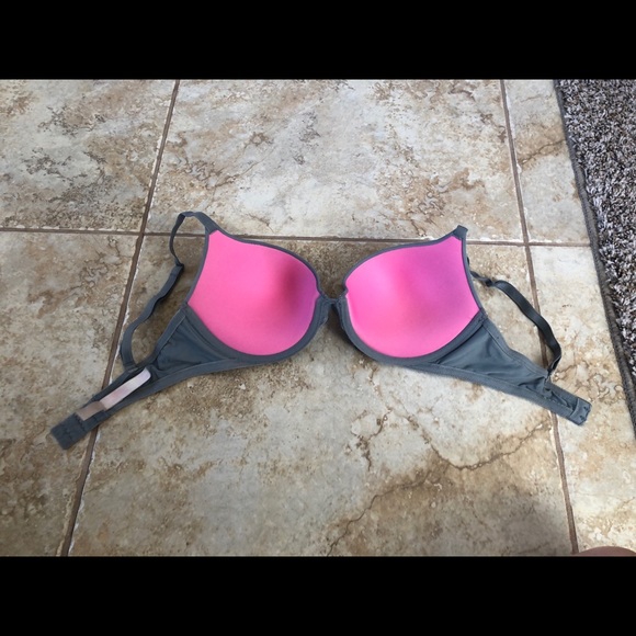 gray victoria’s secret PINK bra - Picture 2 of 3